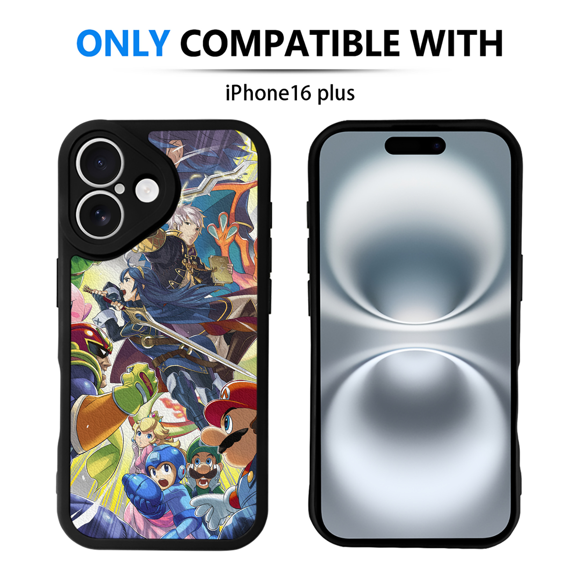 （画像用） ポケットモンスター Pokémon 【iPhone 16シリーズ対応】シリコンスマホケース（レザー調） 材質：シリコン